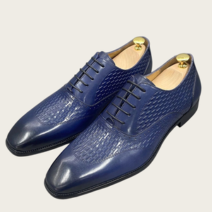 Zapatos de Cuero de Negocios para Hombre de Alta Calidad, Zapatos Casuales Hechos a Mano, Zapatos de Vestir de Piel de Vaca, Zapatos de Cuero Modernos para Hombre - Product Image 5