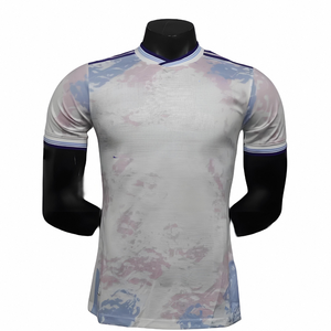 2526 ForAstonVilla Home Player Edition Fan Edition Jersey, corpo principale bianco con <span class=keywords><strong>tuta</strong></span> da <span class=keywords><strong>calcio</strong></span> mimetica blu e <span class=keywords><strong>rosa</strong></span> - Product Image 5