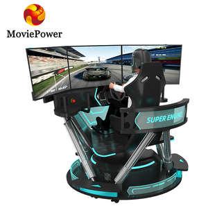 <span class=keywords><strong>Simulador</strong></span> de Carreras F1, Asiento Hidráulico para <span class=keywords><strong>Simulador</strong></span> de Conducción, Emocionante Conducción de Carreras de Coches con 3 Pantallas VR - Product Image 1