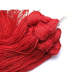 Cordon rouge 1 mm pour la fabrication de colliers, accessoires de bijouterie, origine Yiwu - Product Image 3