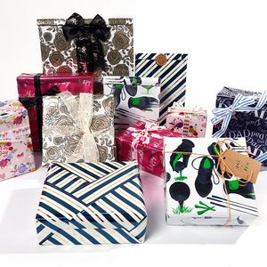 Papel de regalo metálico al por mayor de fábrica 43*300 cm rollo de papel de regalo - Product Image 3