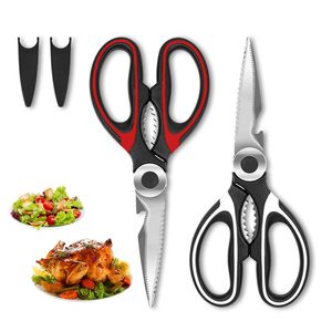 Ciseaux de cuisine de qualité industrielle robuste, manche en plastique, lavables au lave-vaisselle, ciseaux multi-usages à bord lisse en acier inoxydable - Product Image 1