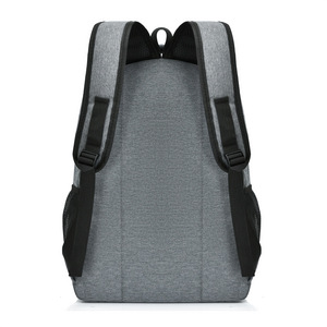 Fashion Men's Laptop <b>Backpack</b> <b>Large</b> Capacity Shoulder Bag For Business Travel Commuting Gray - Product Image 3