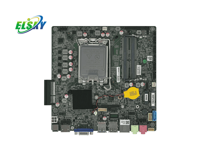 ELSKY New Mini-ITX Pc Motherboard Lga 1700 H610 Intel Alder Lake 12th/13th/14th I3/i5/i7/i9 CPU SATA M.2 SSD 2*DDR4 Max 128GB
