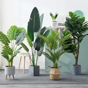 Hot Sale Wholesale Artificial Indoor Decoration Artificial Fake Palm Tree Plant