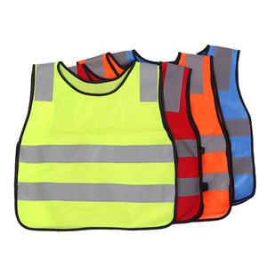 Gilet di sicurezza per bambini personalizzato ad alta visibilità uniforme di sicurezza per bambini gilet di sicurezza geometra gilet riflettente per bambini - Product Image 2