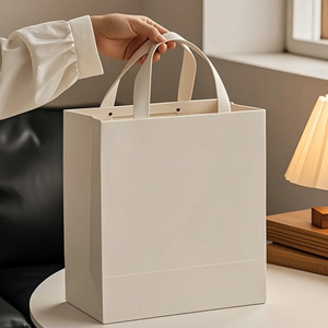 Tùy chỉnh màu sắc rắn nhà máy trực tiếp cam đinh tán xách tay Túi Giấy túi xách và mua sắm Tote Túi cho quần áo Quà Tặng - Product Image 3