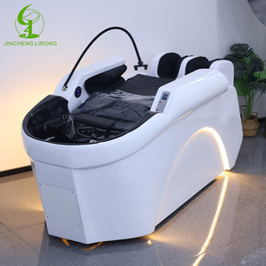 Jincheng Tête japonaise Spa Circulation de l'eau <span class=keywords><strong>Message</strong></span> électrique Shampooing Lit avec éclairage LED - Product Image 1