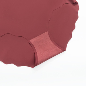 Braguitas sin costuras de cintura alta para mujer al por mayor, con borde festoneado, control de abdomen, bragas invisibles, tallas grandes, ropa interior para mujer OEM ODM - Product Image 5
