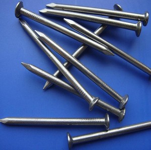 Clous en fer ordinaires polis à tige lisse pour la construction, prix d'usine, clous en fer galvanisé poli courants - Product Image 1