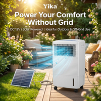 Refroidisseur d'air évaporatif portable personnel pour intérieur, maison et extérieur, refroidisseur d'air solaire DC pour le désert