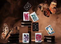 Grosir Tersedia Stok Set Ubin Mahjong Amerika 2-Lapis 160 Buah Akrilik Mewah dengan Ukiran Kustom dan Ilustrasi Tengkorak Gula
