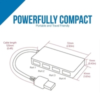 Hub USB 3.0 4 ports Hub USB High Speed Type C Splitter USB 3.0 2.0 Ports Adaptateurs pour PC Accessoires informatiques HUB multiport