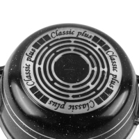 Batterie de cuisine antiadhésive en aluminium moulé sous pression, comprenant des marmites, des casseroles et des faitouts