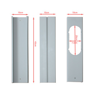 Kit de panneaux d'étanchéité pour fenêtre de climatiseur portable, réglable, 3 pièces, panneau de ventilation coulissant, OEM personnalisé, vente en gros - Product Image 2