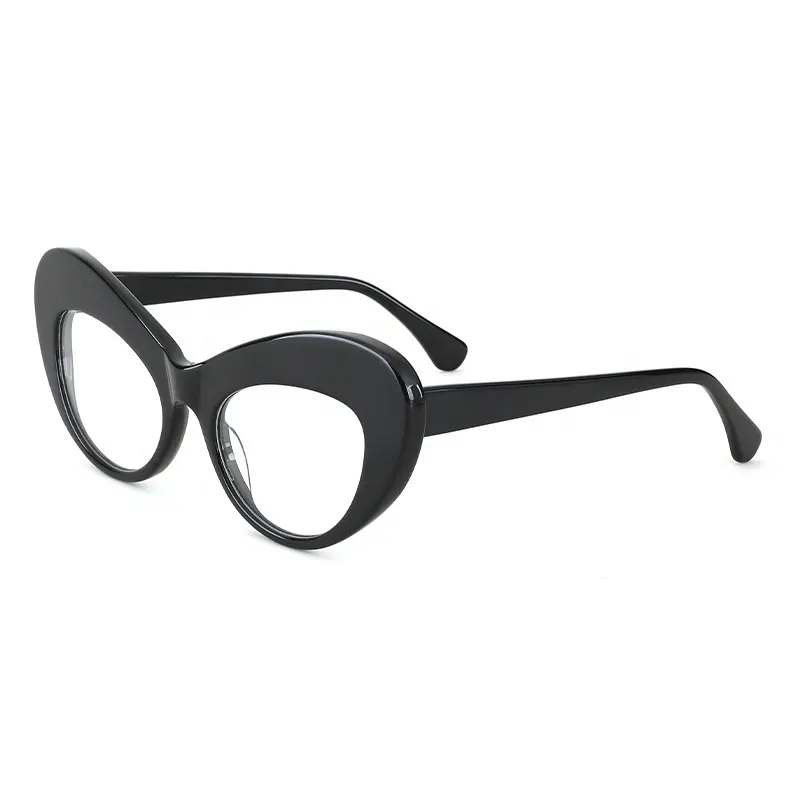 Street Style Retro High Quality Butterfly-shaped Designer Anti-blue Acetate Glasses