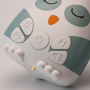 Détecteur de pleurs de bébé intelligent, machine à <span class=keywords><strong>bruit</strong></span> blanc apaisante avec veilleuse, hibou, entraîneur de sommeil, rechargeable, portable, OEM/ODM pris en charge - Product Image 3