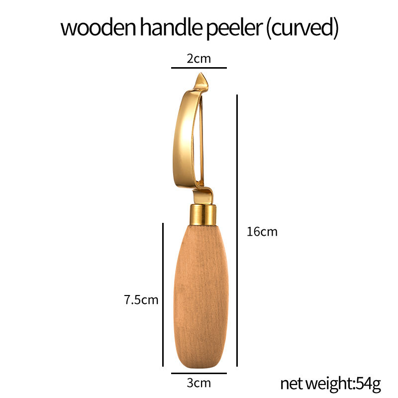 ปอกเปลือกด้ามไม้ (โค้ง)