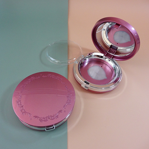 Estuche Compacto de Plástico ABS Vacío para Cosméticos con Espejo, Logotipo y Diseño Personalizados, Forma Redonda para Base de Maquillaje en Polvo - Product Image 6