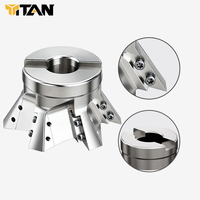 CNC YW55 °   Tête de fraise à queue d'aronde à rainure en V, compatible avec les plaquettes en carbure XCET3004