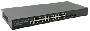 Commutateur OEM 10G 24 ports 10/100/1000Mbps + commutateur réseau de liaison montante SFP 10G