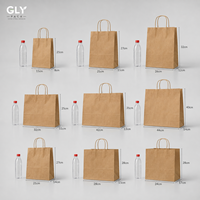 Sacs en papier blancs personnalisés en gros avec logo pour l'emballage alimentaire à emporter des restaurants – Sacs en papier sur mesure