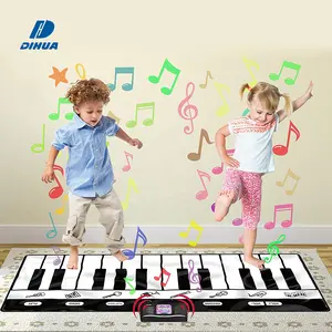 Juguetes Bebe乐器玩具儿童音乐垫播放和录音功能婴儿弹垫儿童音乐玩具钢琴毯子