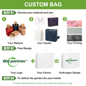 Custom Printed <strong>Bolsa</strong> De Papel Brown Kraft Paper Craft Bags Shopping Coffee Carry Paper Bag Packaging Your Own logo with Handle - Product Image 4