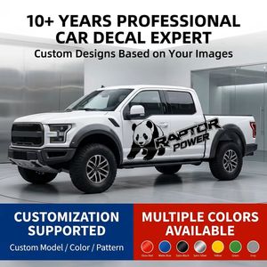 Autocollant en <span class=keywords><strong>vinyle</strong></span> imperméable résistant aux UV pour la carrosserie latérale de camionnette, pour Ford Raptor Ranger, accessoires de décoration pour course tout-terrain - Product Image 5