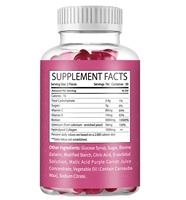 OEM/ODM Premium Collageen Stervormige Gummies Vitamine C Collageen Gummies Hartvormige Glutathion Biotine Collageen Gummy Ringetjes