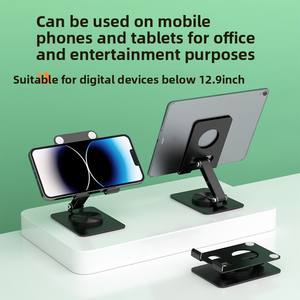 Support de téléphone de bureau universel rotatif à 360 degrés, support pliable pour tablette, modèle <span class=keywords><strong>MT900</strong></span> pour diffusion en direct en ligne - Product Image 6