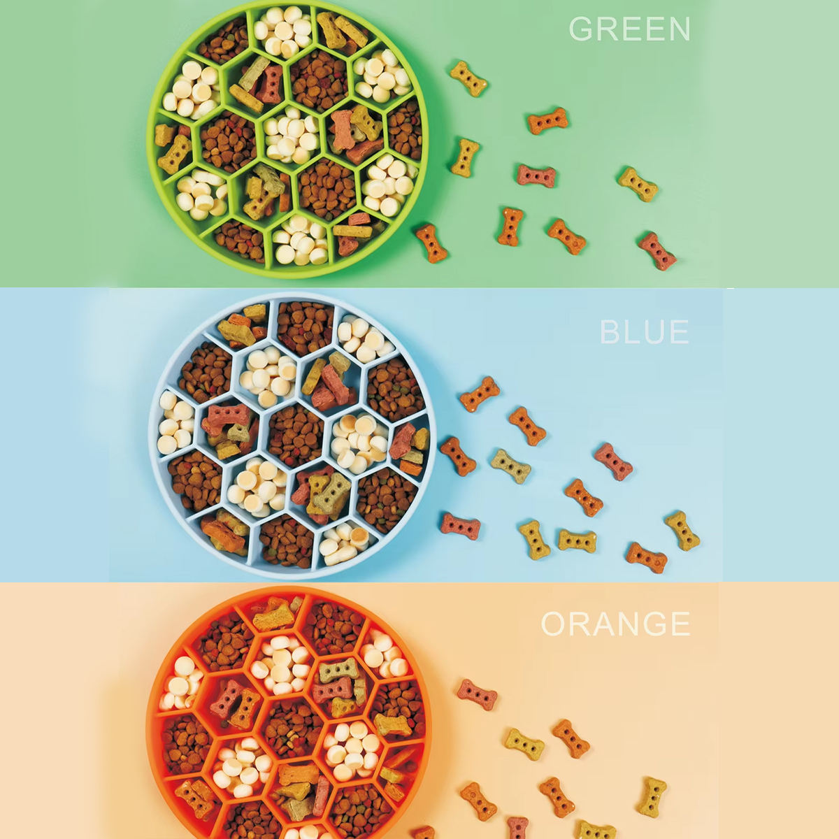 dog slow feeder honeycomb