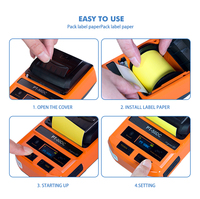 Imprimante d'étiquettes de bijoux la plus populaire 2 ''sans fil thermique code à barres câble imprimante d'étiquettes Qr Code autocollant mini imprimante portable
