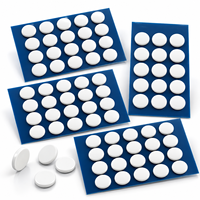 Patins de souris blancs 100 % PTFE pour une résistance à l'usure accrue, une vitesse améliorée, un faible bruit, surface lisse 2.5D pour l'e-sport et le bureau