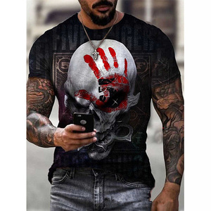 T-shirt de sport confortable surdimensionné en Polyester à séchage rapide, impression 3d par Sublimation - Product Image 5
