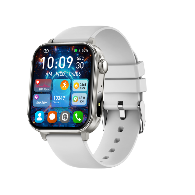 Hot Sale BT Smartwatch 1.83inch Full Touch Type-C Fast Charge LED Flashlight Heart Rate IP67 Compass Thermometer for Daily