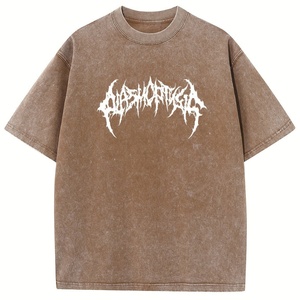 Breathable 100% Cotton Knitted Oversized T-Shirt Unisex 2025 Summer 3D Graphic Print Sublimation Regular Fit - Product Image 5