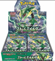100% Original y Genuino, Caja Sellada de M6 Storm Emeralda, Cartas Coleccionables, Cartas de Juego