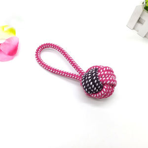 En popüler ürünler pet çiğneme oyuncağı köpek pamuk ip ve top oyuncağı - Product Image 2