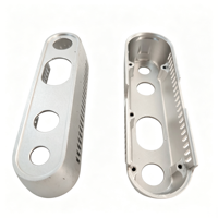 Boîtier de caméra en aluminium 6061 sur mesure OEM, usiné avec précision par CNC, style Microsoft, anodisé noir, pour caméra électronique