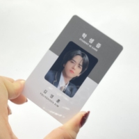 Carte d'identité scolaire coréenne personnalisée pour lycéens, en PVC magnétique, avec impression offset et marquage à chaud