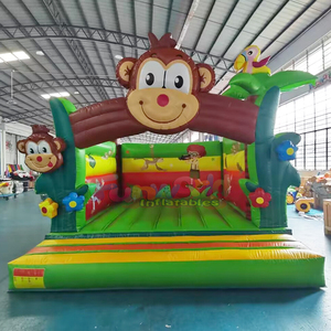 Château gonflable commercial d'extérieur, trampoline gonflable, château gonflable jungle, château gonflable singe pour enfants - Product Image 6