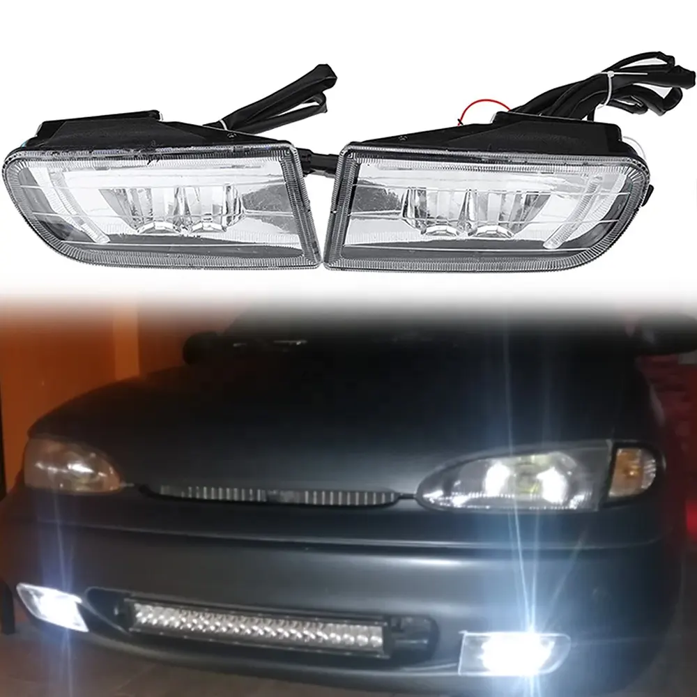 Toyota vo araç aydınlatma sistemi, led sis lambası ön tampon işıkları Toyota Corolla AE101 AE100 için