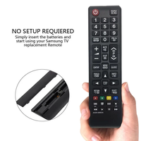 Control remoto universal AA59-00603A compatible con Samsung TV UN40J5200 UN50J6200AF UN50J520DA
