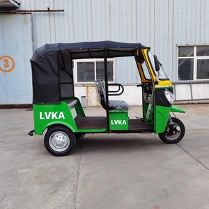 2024 nueva llegada ELION 6 asientos Bajaj Tuk triciclo eléctrico Triciclo de pasajeros Taxi - Product Image 5