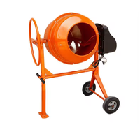Nouvelle mini bétonnière portable 180L-240L avec moteur et pompe, haute puissance et déchargement manuel