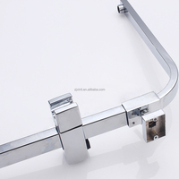 Matériau en acier inoxydable chromé X15101 de colonne de douche carrée
