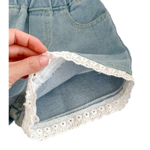 <span class=keywords><strong>Pantaloncini</strong></span> <span class=keywords><strong>di</strong></span> <span class=keywords><strong>Jeans</strong></span> estivi personalizzati da ragazza in vita elastica per bambini <span class=keywords><strong>pantaloncini</strong></span> <span class=keywords><strong>di</strong></span> <span class=keywords><strong>Jeans</strong></span> per ragazze - Product Image 4