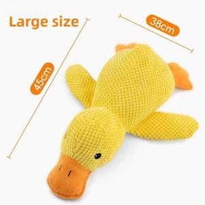 Jouet en peluche pour chien en forme de poulet vert, jouet durable rembourré de coton pour chiots - Product Image 6