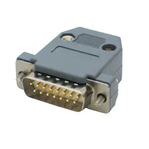DB15 male parallel connector 2 rows of 15 pins/holes DB15 female head two rows of welded wire COM plugs